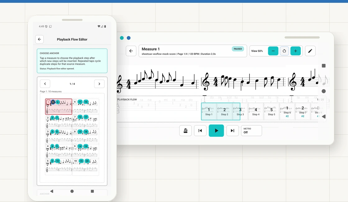 Build the actual rehearsal path